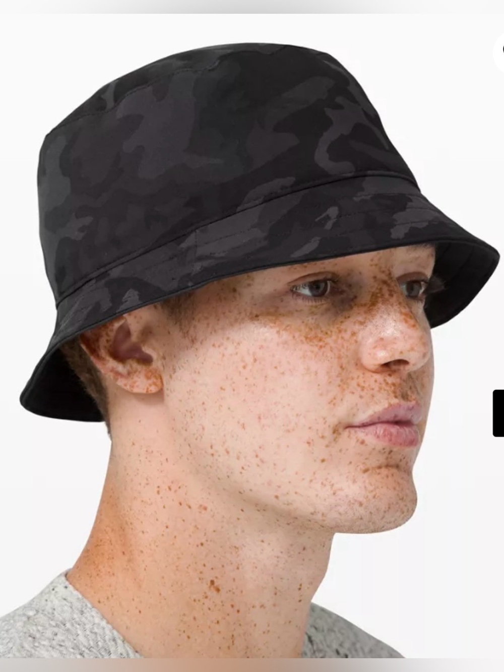 lululemon athletica BOTH WAYS Black Camo Bucket Hat.